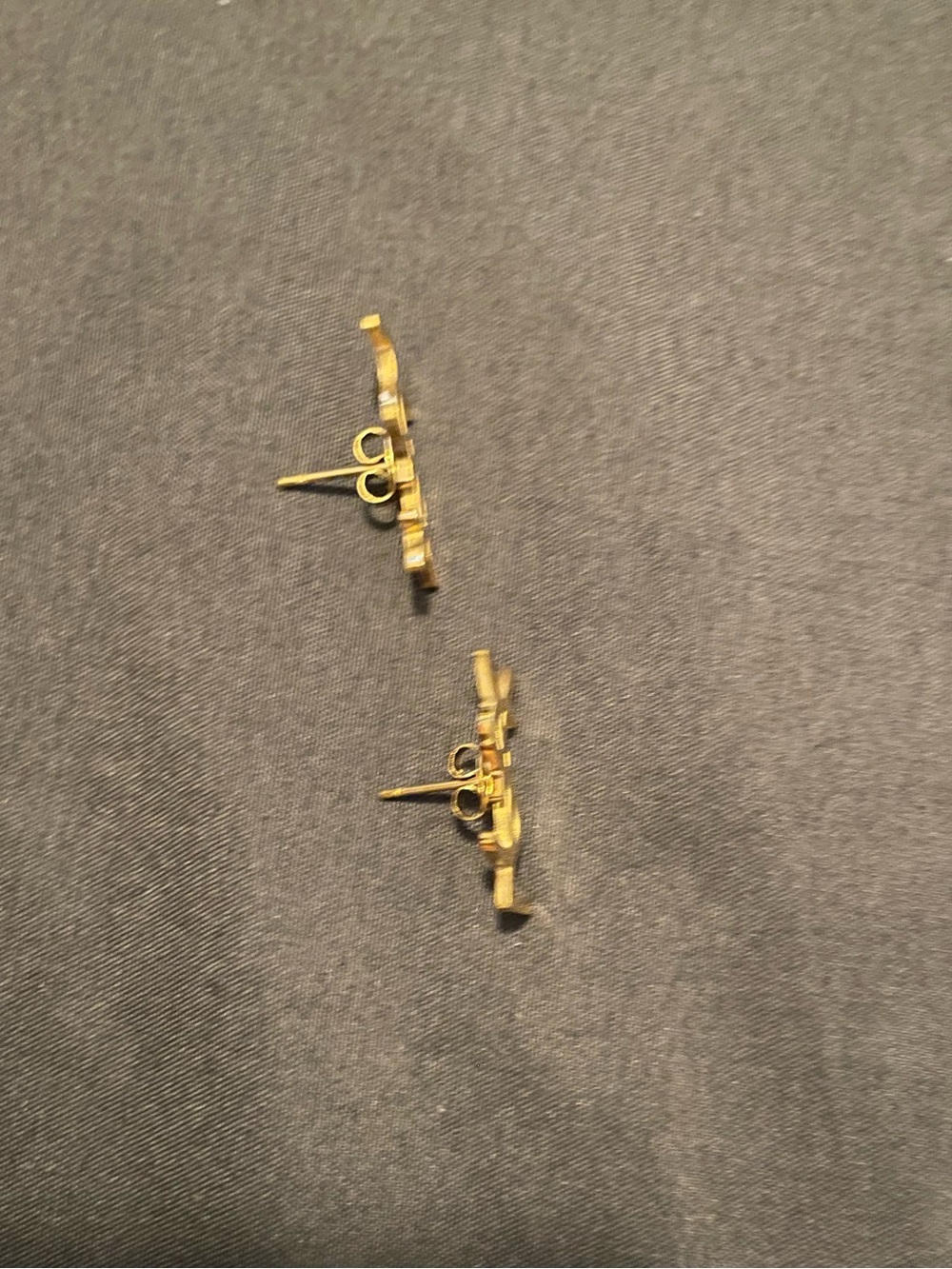 New - 18K gold plated stainless steel earrings inspired - Picture 2 of 3